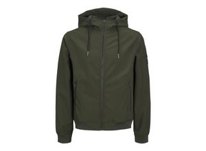Jack & Jones Jacke BASIC Softshelljacke mit Kapuze und Reißverschluss