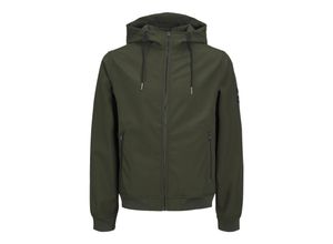 Jack & Jones Jacke BASIC Softshelljacke mit Kapuze und Reißverschluss
