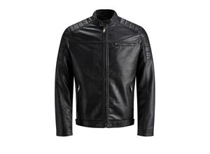 Jack & Jones Jacke Lederimitat Jacket Jacke JJ ROCKY JACKET Lederimitat