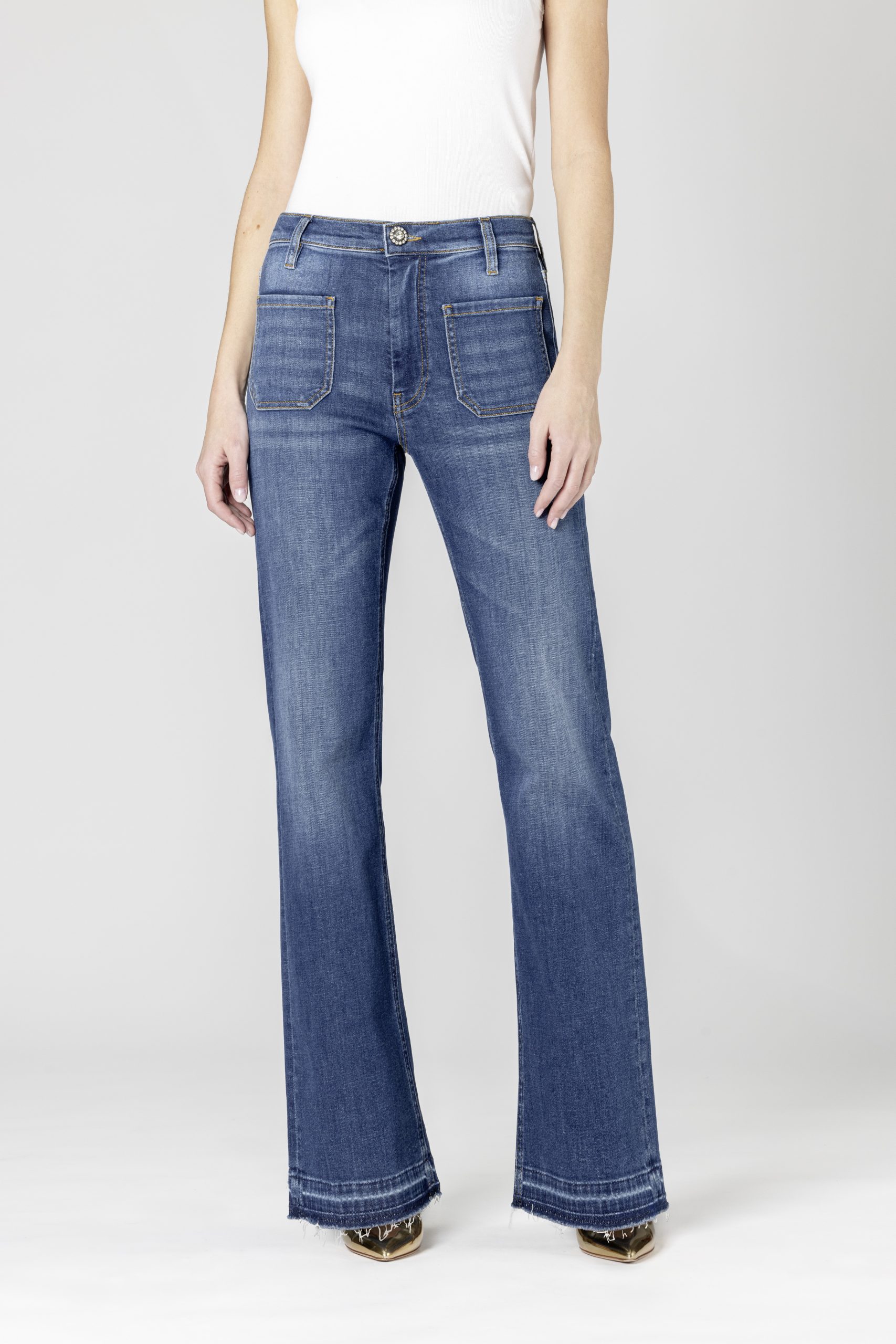 Joop Jeans Bootcut-Jeans "Ella-OH" mit zwei aufgesetzten Taschen