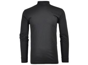 Langarm Basic Stehkragen Regular Fit Herren Longsleeve