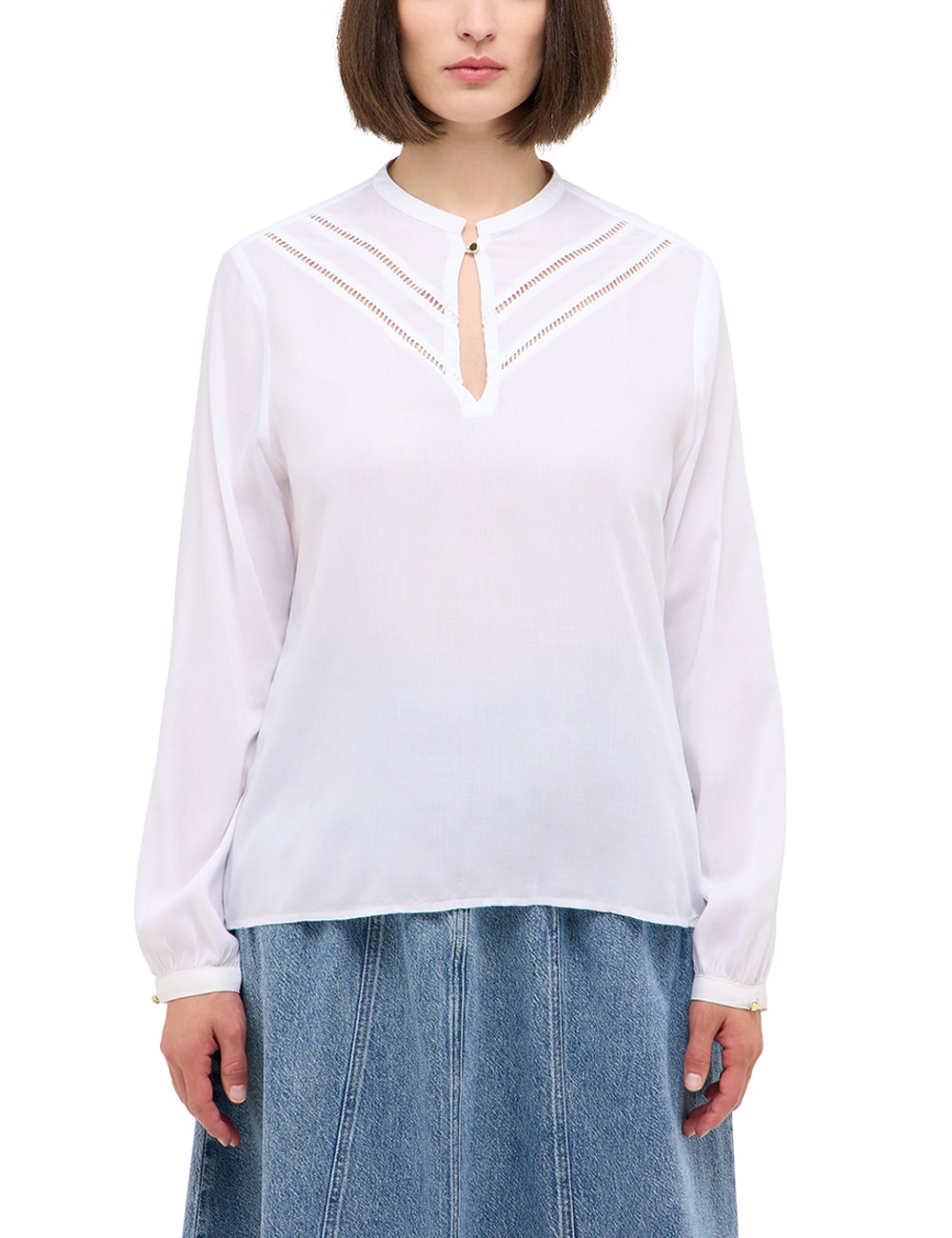 MUSTANG Langarmbluse "Damen Style Elsberry"