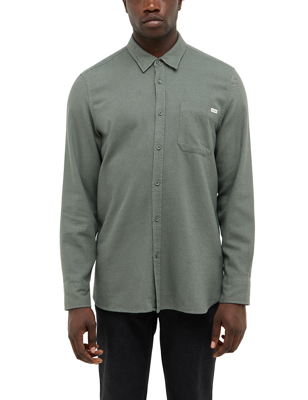 MUSTANG Langarmhemd "Herren Style Eastbridge"