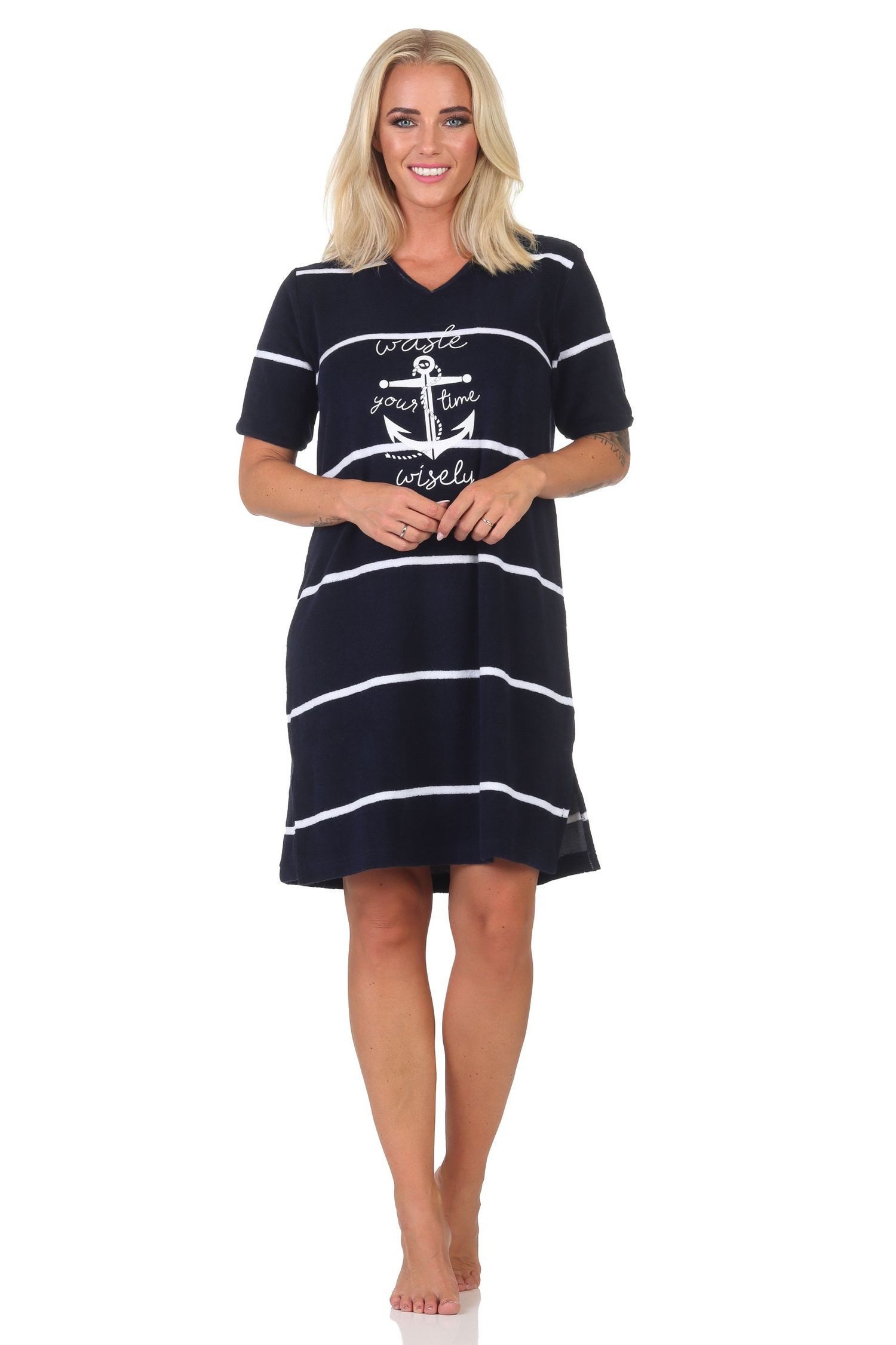 Normann Nachthemd Damen Nachthemd in maritimer