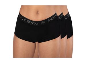 Paolo Renzo® Damen Baumwoll Panty SPORT LINE 6 Paar - Größe XL - Grau