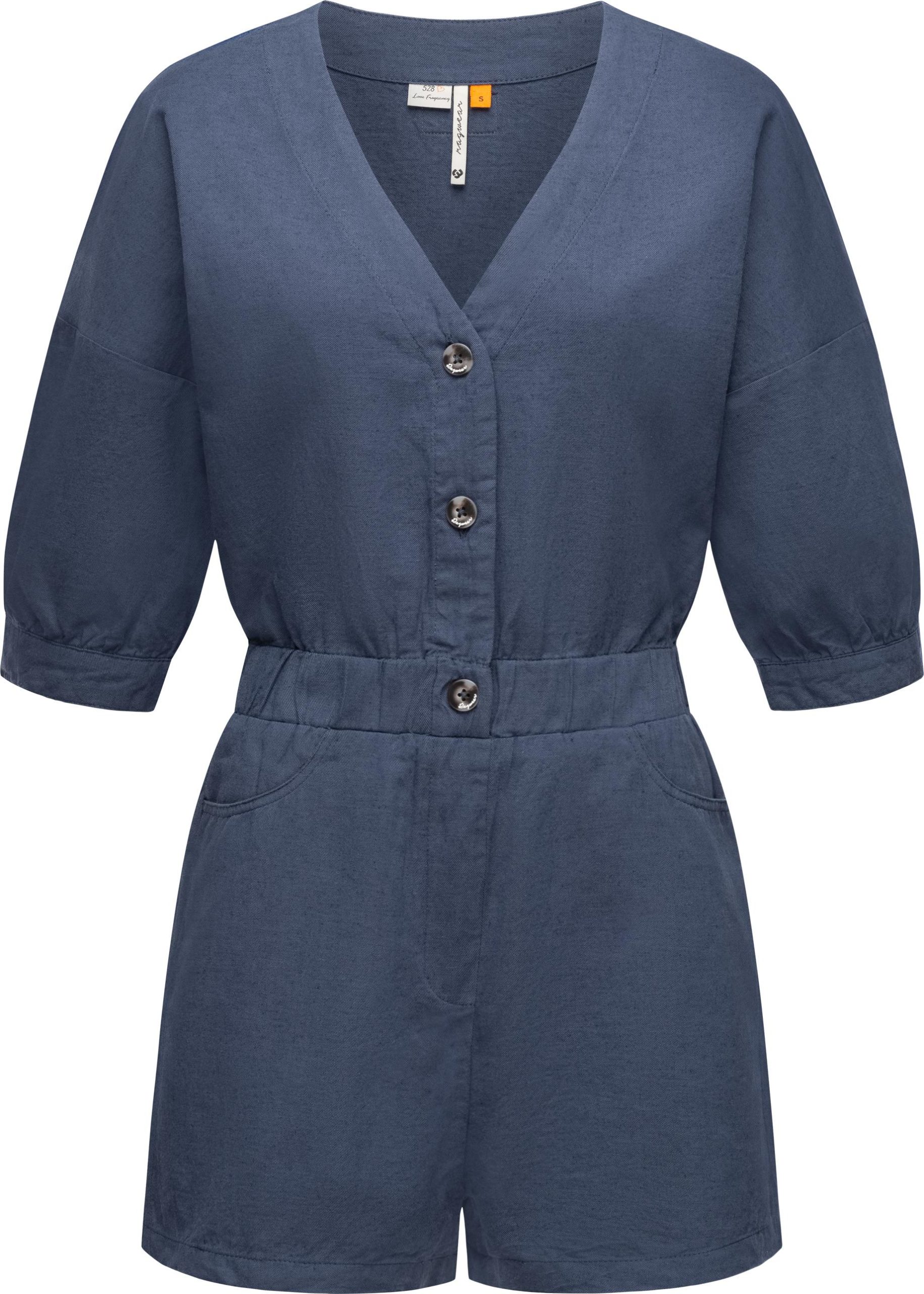 Ragwear Jumpsuit "Ipsie" schicker, kurzer Damen Overall in Military-Look