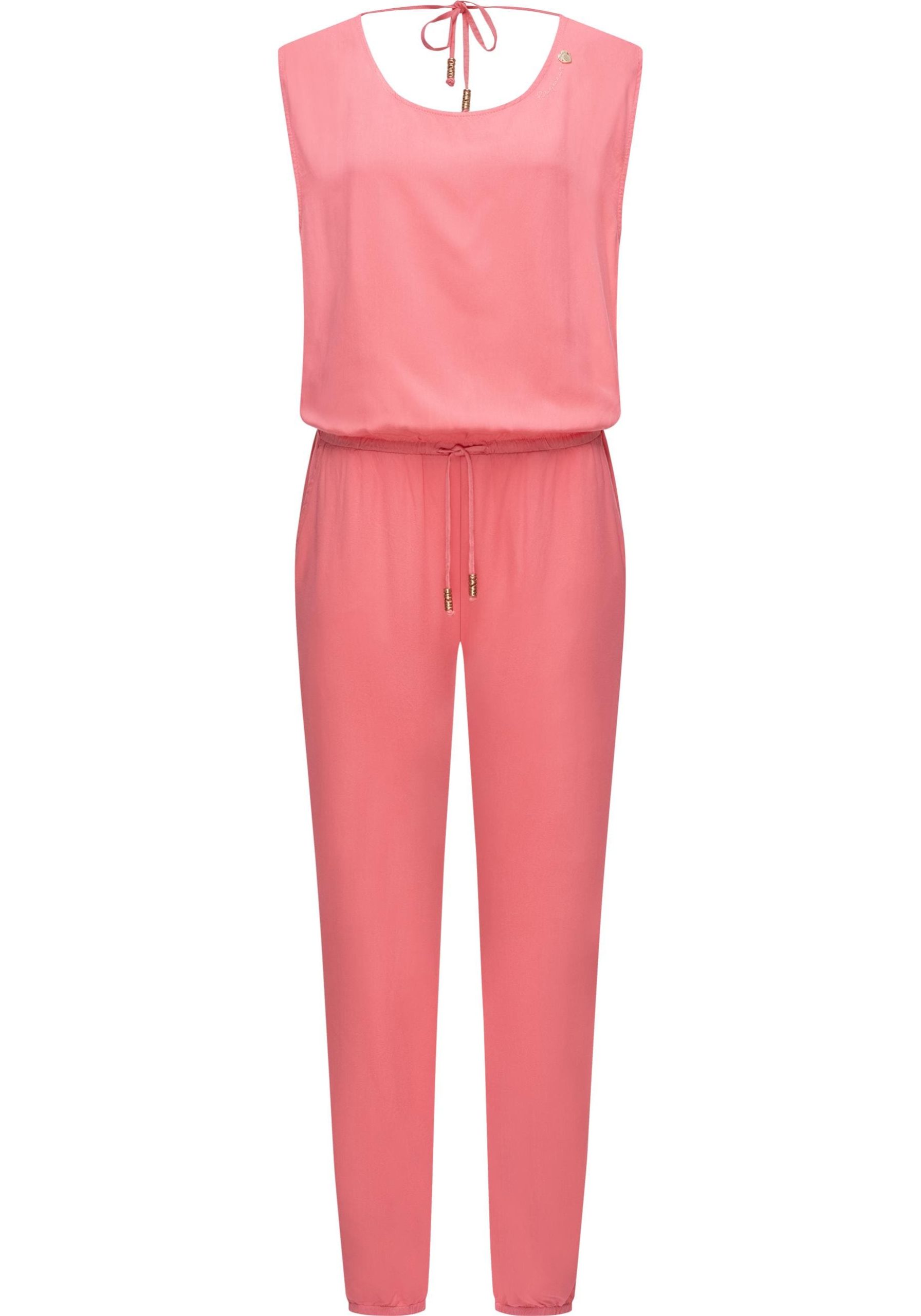 Ragwear Jumpsuit "Noveel", schicker, langer Damen Overall mit Bindeband