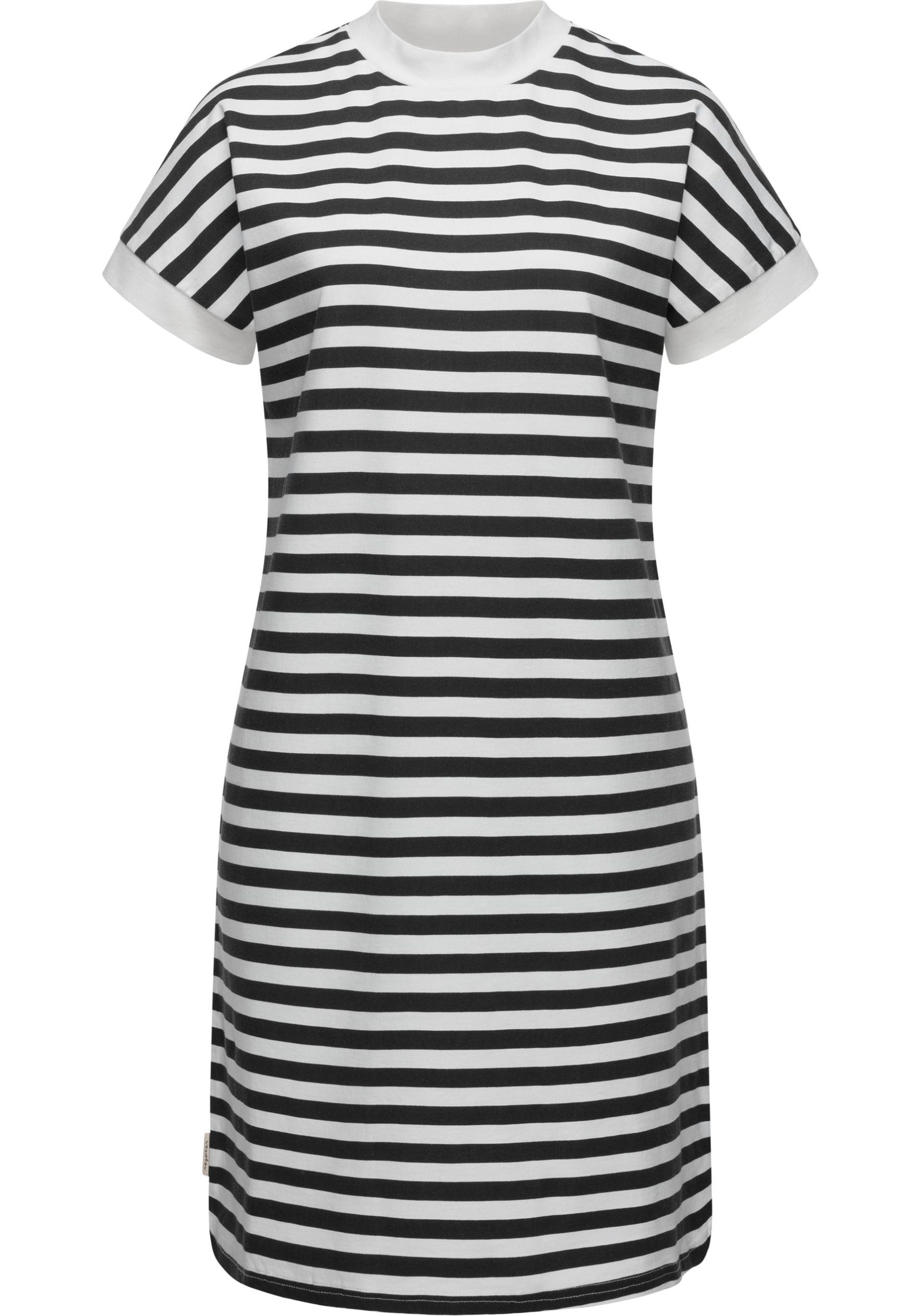 Ragwear Shirtkleid "Katchi Stripes" Ohne Taschen Lässiges gestreiftes Damen Sommerkleid