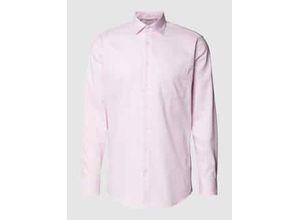 Regular Fit Business-Hemd mit Brusttasche