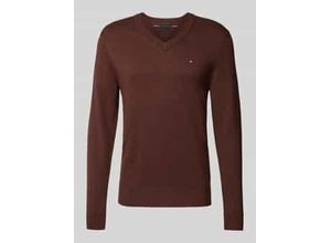 Regular Fit Pullover aus Baumwoll-Kaschmir-Mix