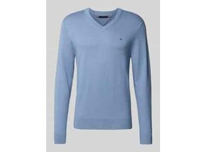 Regular Fit Pullover aus Baumwoll-Kaschmir-Mix