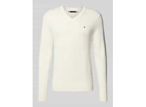 Regular Fit Pullover aus Baumwoll-Kaschmir-Mix