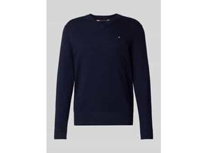 Regular Fit Pullover aus Baumwoll-Kaschmir-Mix