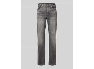 Regular Fit Tapered Jeans aus Baumwoll-Mix Modell 'CASH'
