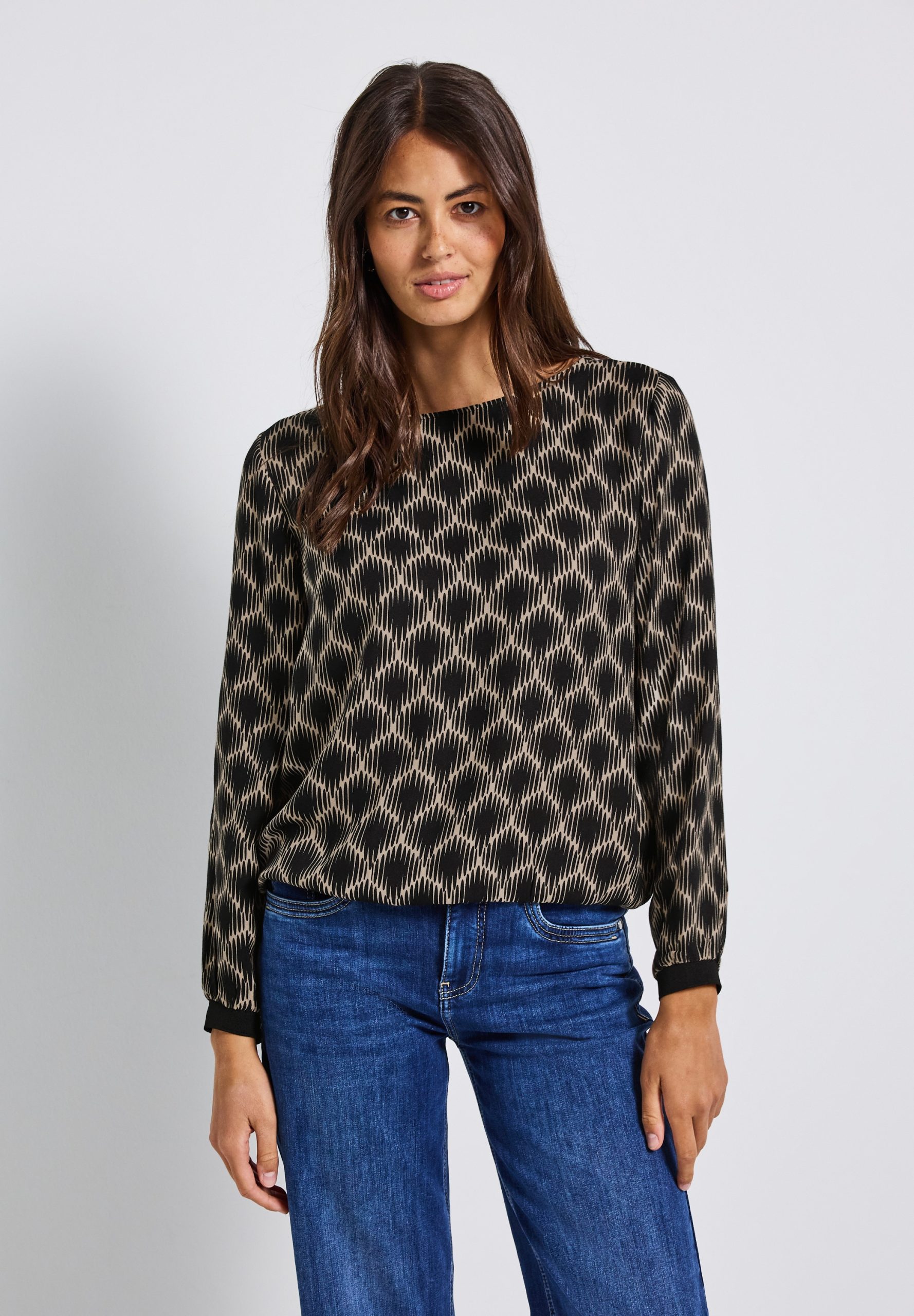 STREET ONE Langarmbluse aus softer Viskose