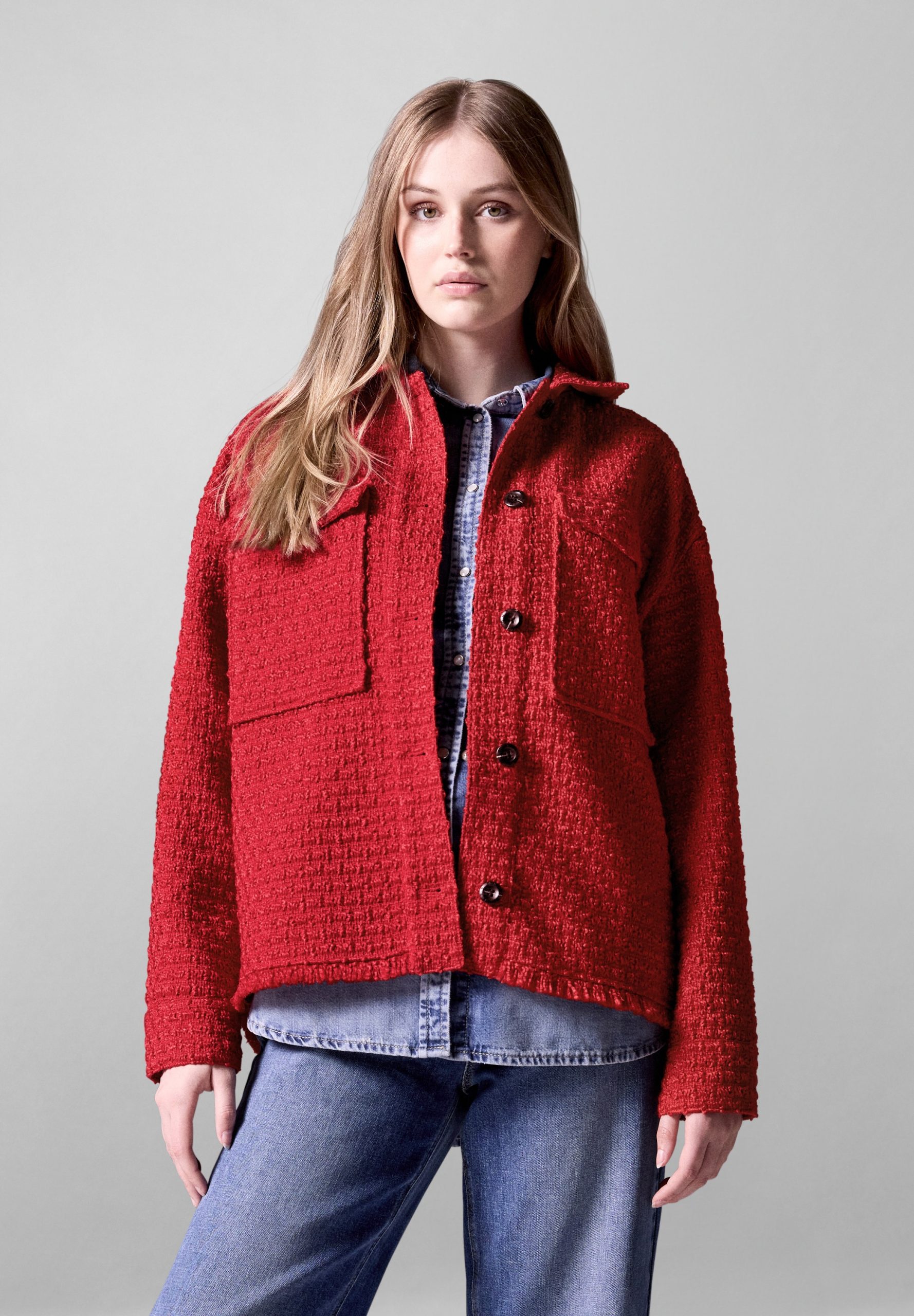 STREET ONE STUDIO Kurzblazer mit Brusttaschen