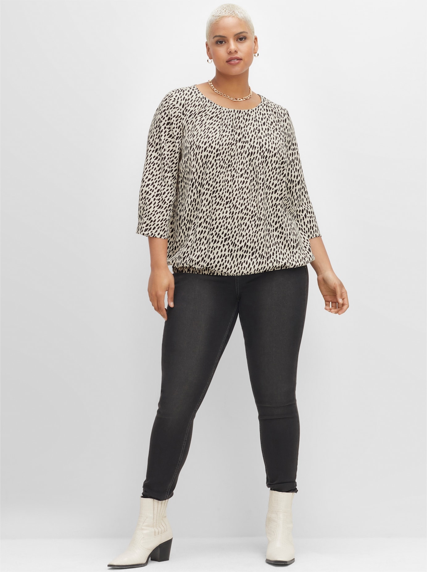 Sheego Klassische Bluse