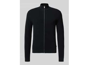 Slim Fit Strickjacke mit Stehkragen Modell 'Alagoon'