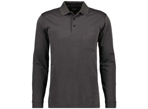 Soft Knit Polo Knopf Langarm Herren Poloshirt