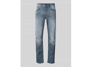 Straight Fit Jeans aus Baumwoll-Mix Modell 'CASH'