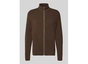 Strickjacke mit Strukturmuster