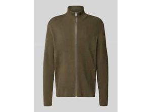 Strickjacke mit Strukturmuster