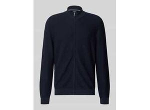 Strickjacke mit Strukturmuster