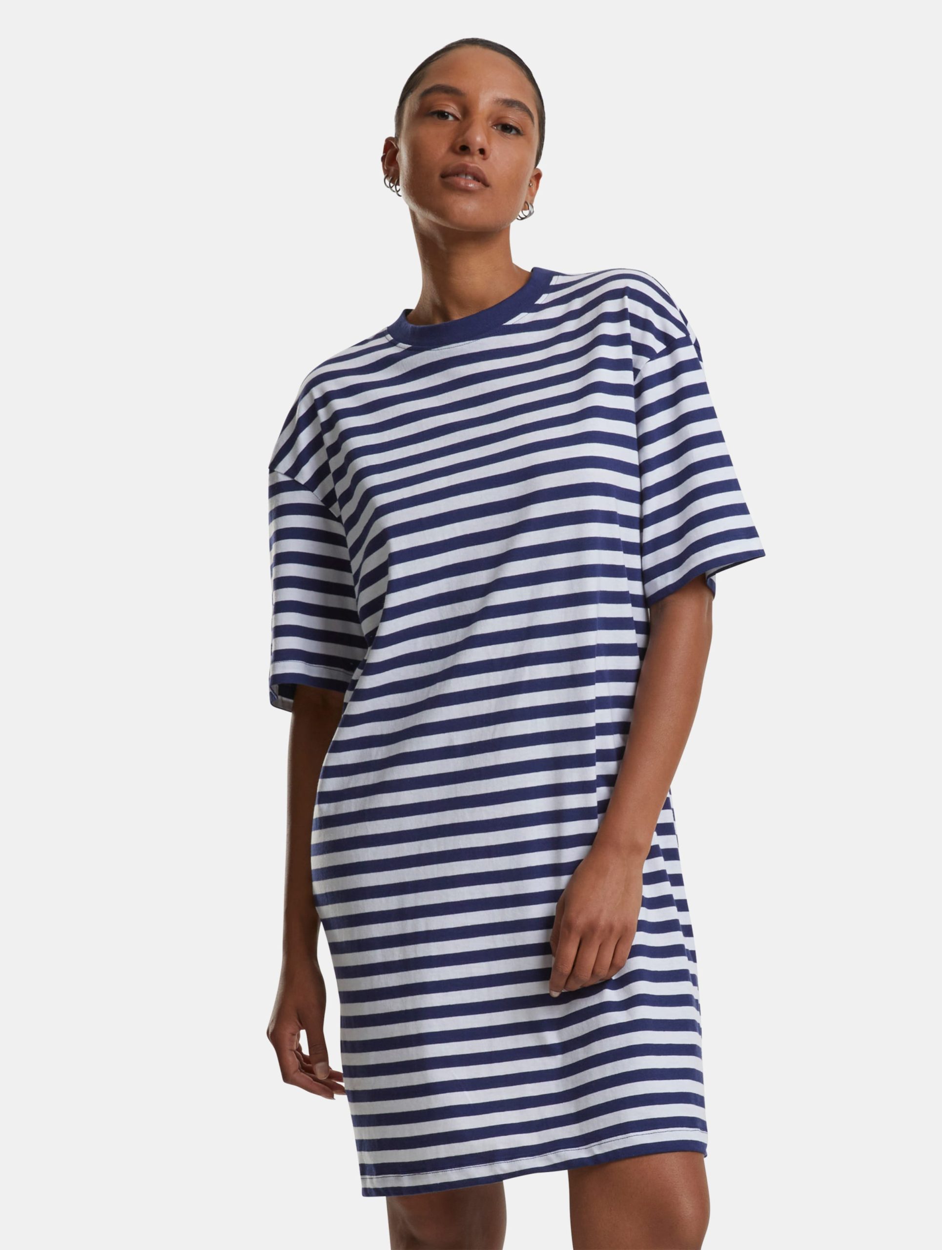 Urban Classics Oversized Striped T-Shirt Kleid