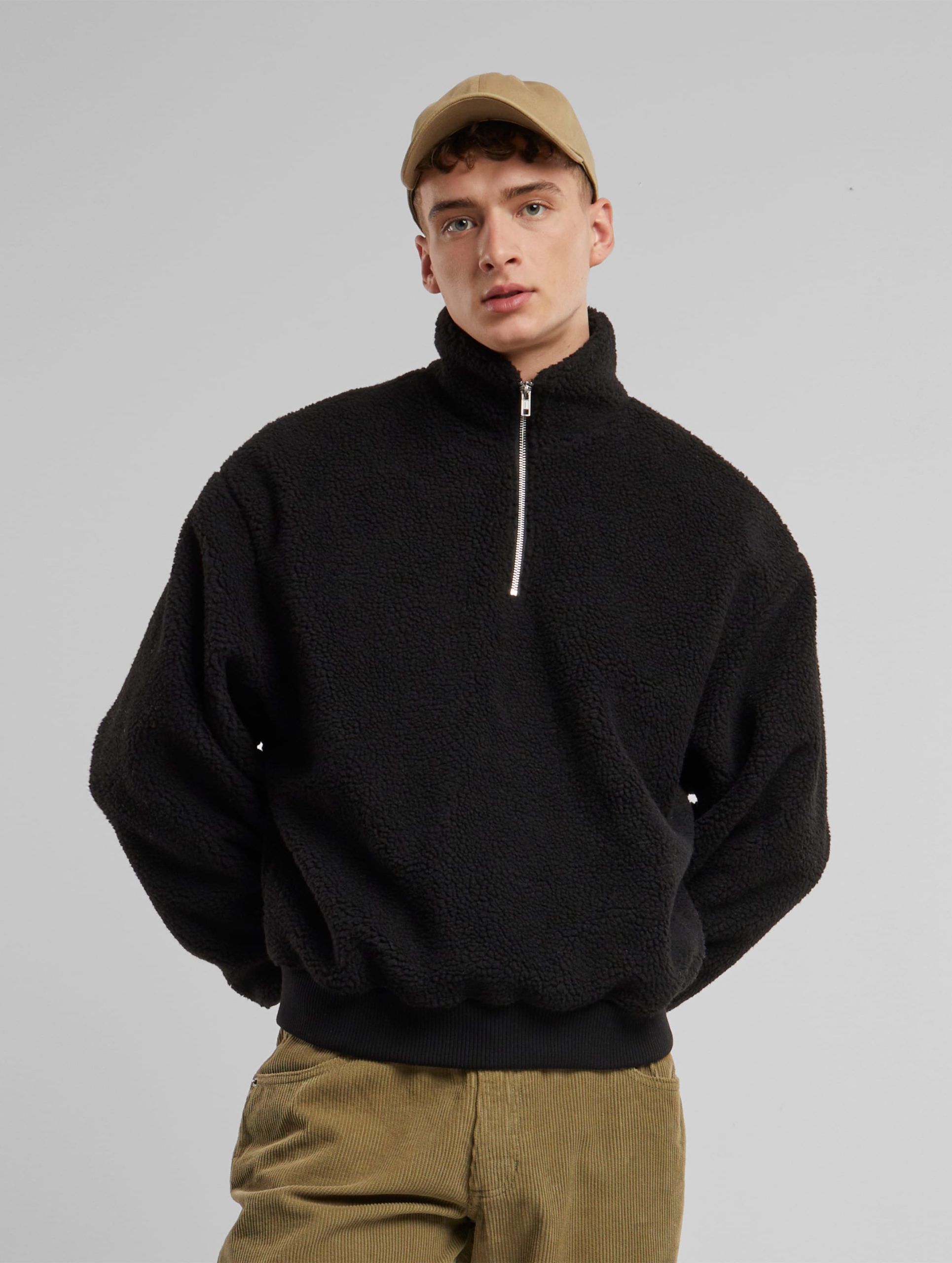 Urban Classics Oversized Teddy Troyer Pullover
