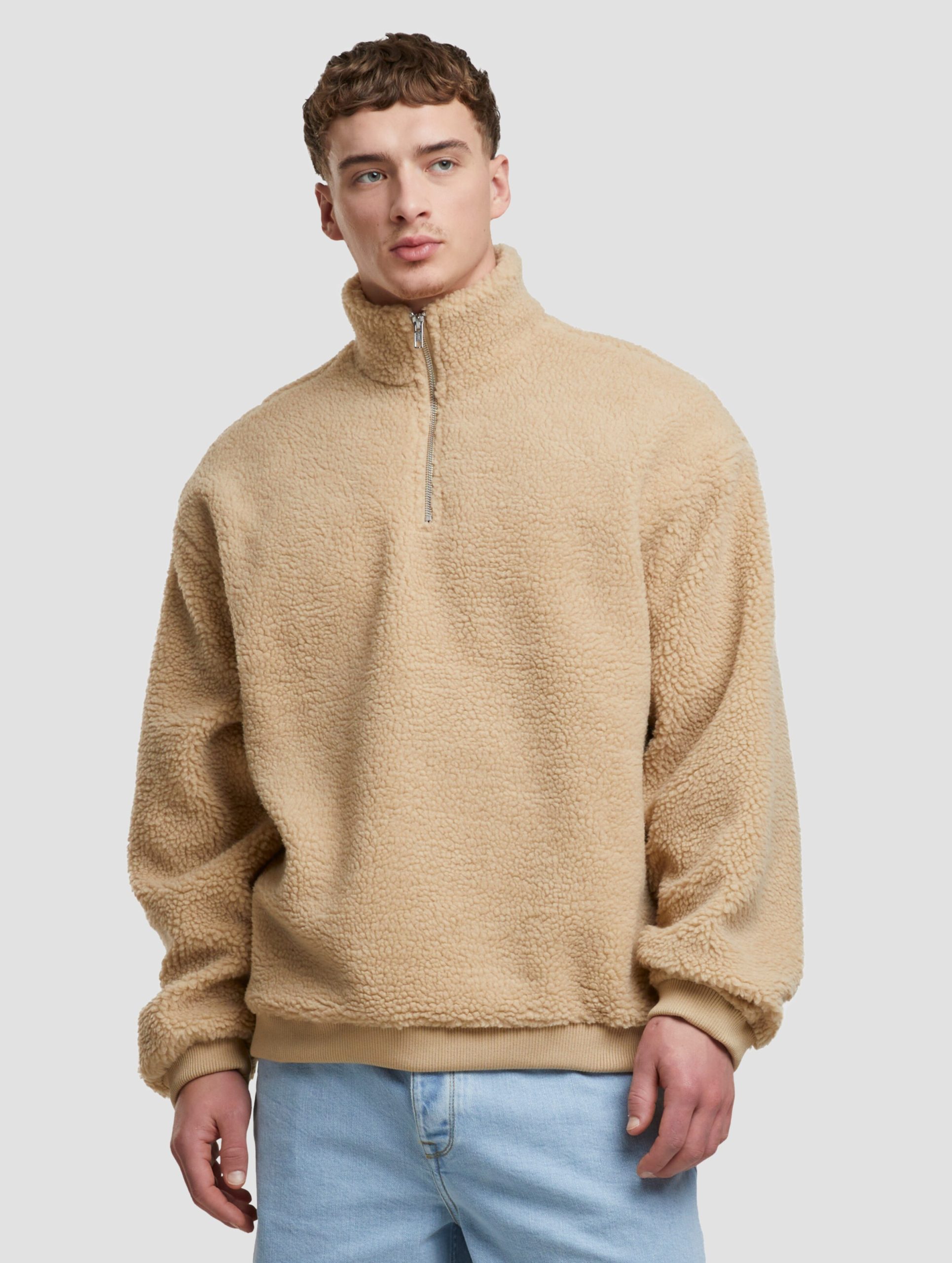 Urban Classics Oversized Teddy Troyer Pullover