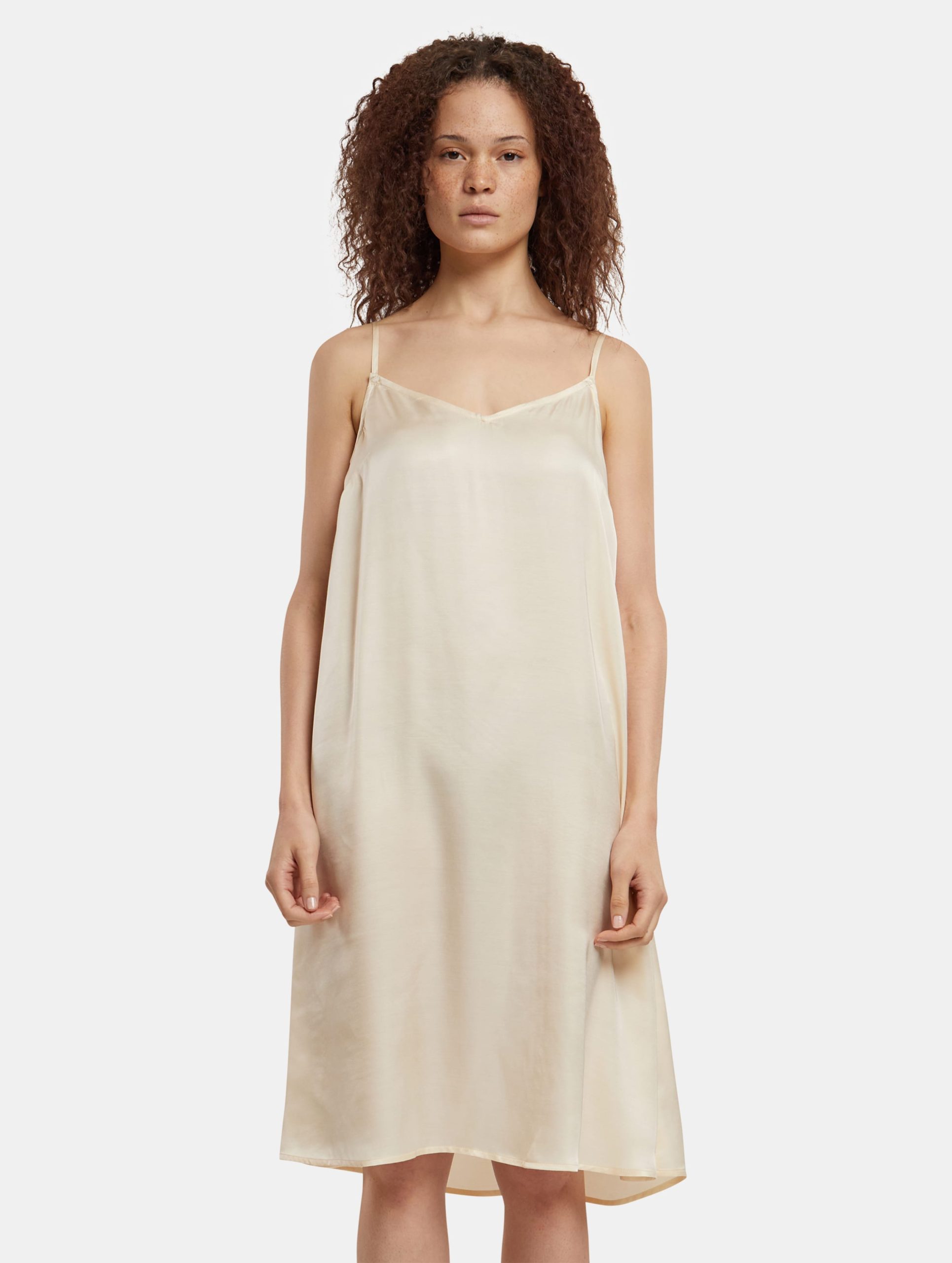 Urban Classics Viscose Satin Slip Kleid