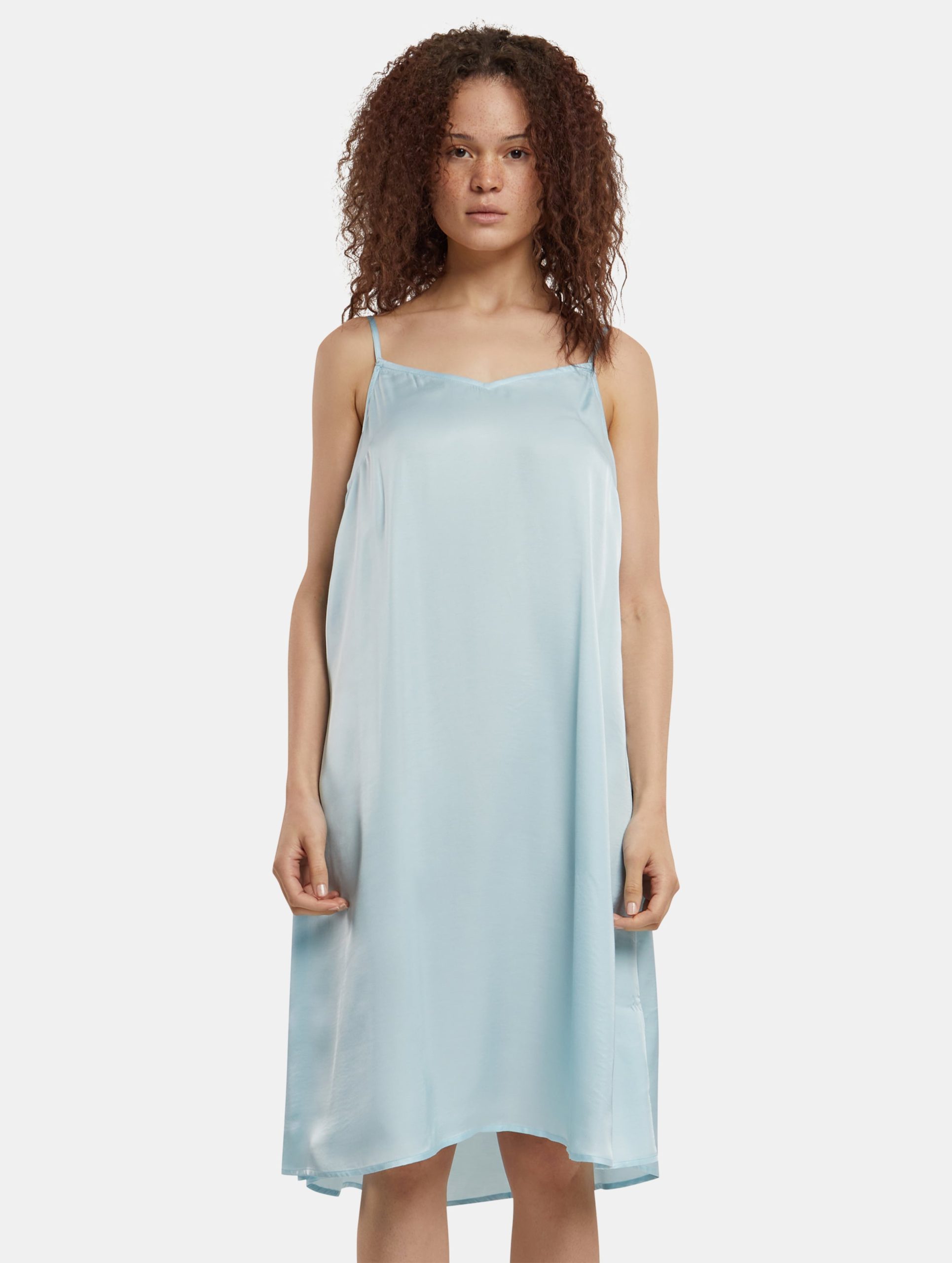 Urban Classics Viscose Satin Slip Kleid