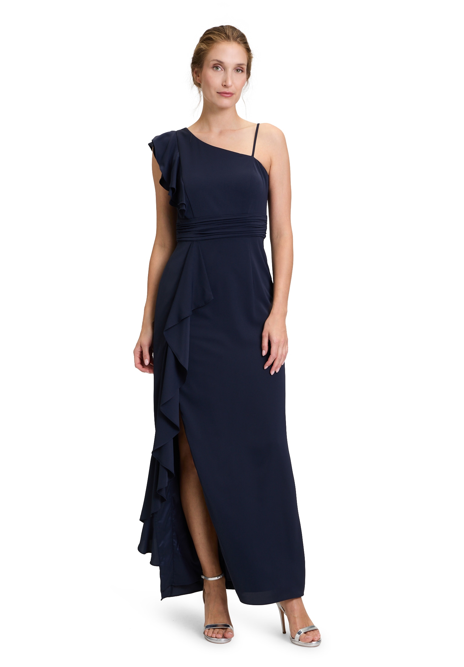 Vera Mont Cocktailkleid "Damen Cocktailkleid figurbetont" Ohne Tasche Schlitz