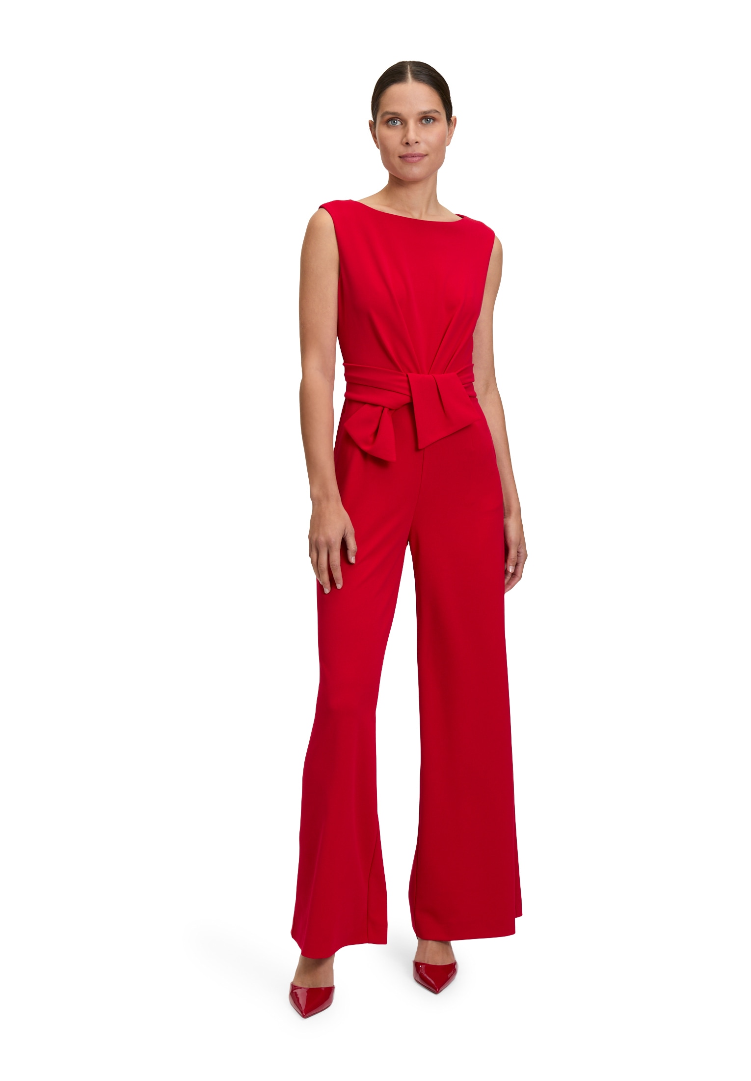 Vera Mont Overall "Damen Jumpsuit mit weitem Bein" 1 tlg. Bunddetail
