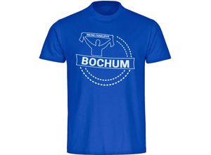 multifanshop Herren T-Shirt - Bochum - Meine Fankurve - Druck weiß - Männer