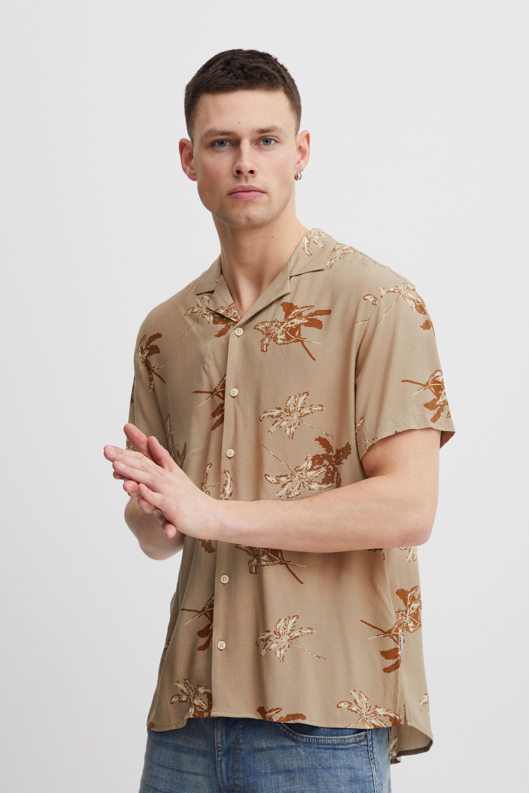 Blend Kurzarmhemd "BHShirt", Stilvolles Hemd mit kurzen Ärmeln