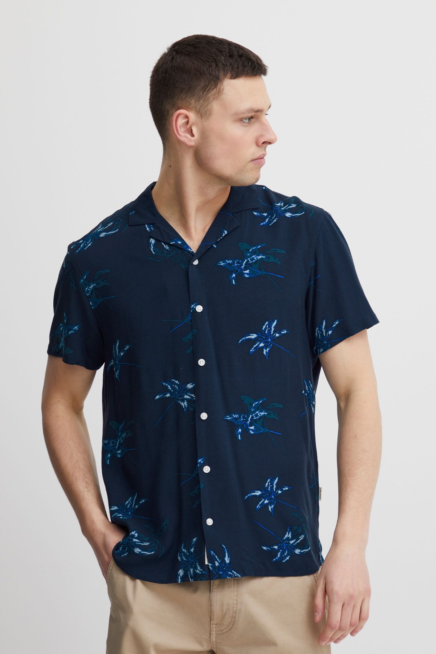 Blend Kurzarmhemd "BHShirt" Stilvolles Hemd mit kurzen Ärmeln