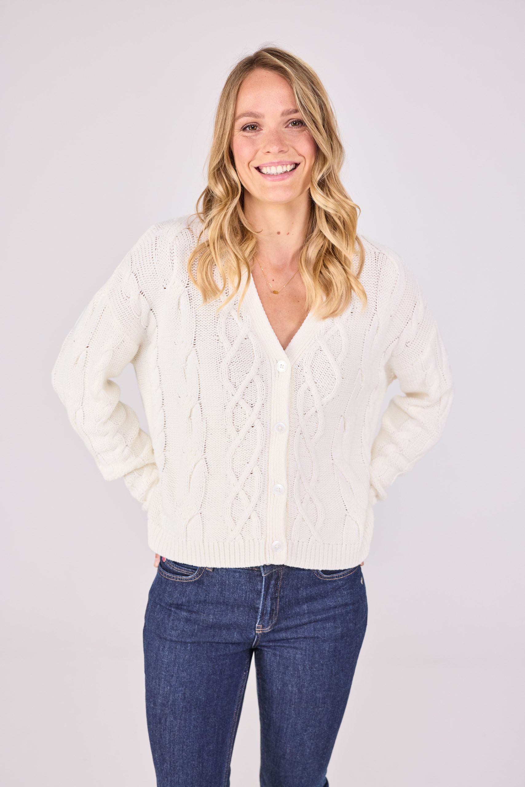 Lieblingsstück Strickjacke "AlysanneL" mit Zopfmuster