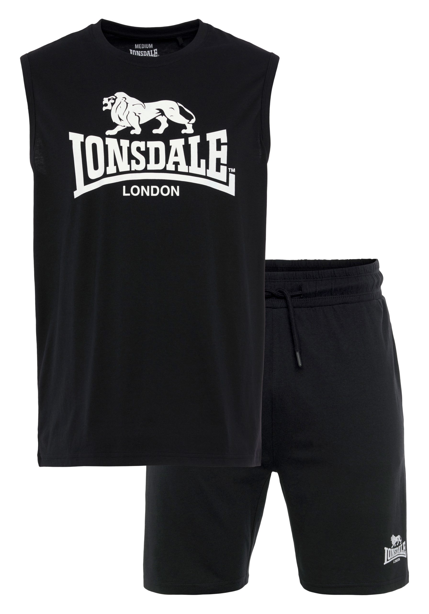 Lonsdale Sportanzug "ALLANTON" Set, 2 Stk. Tank und Shorts Set