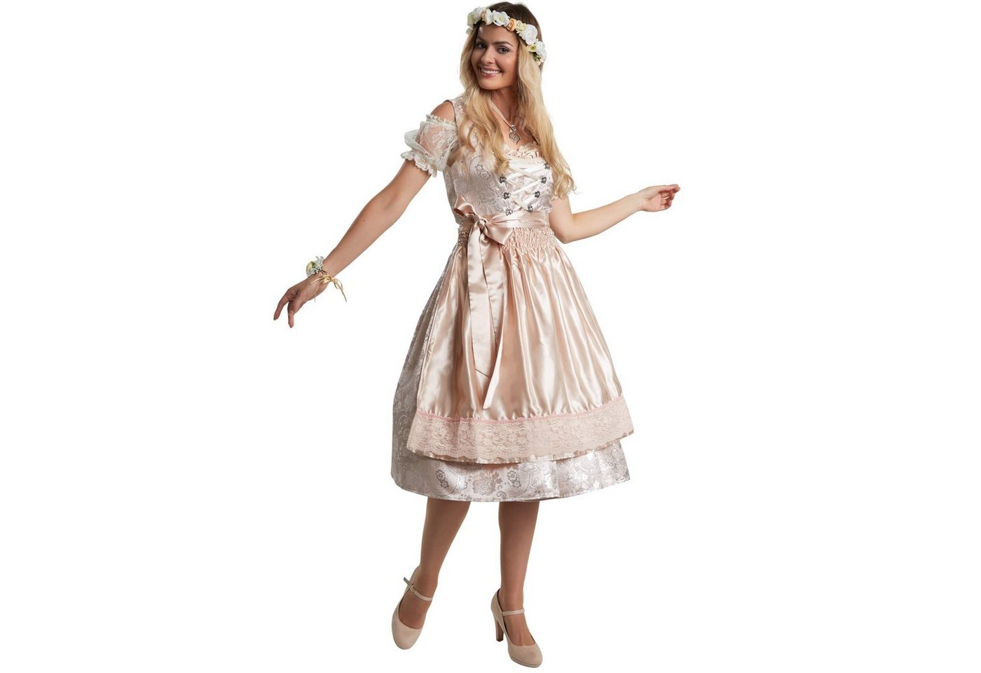 dressforfun Dirndl Frauenkostüm Midi-Dirndl Traunstein Modell 2