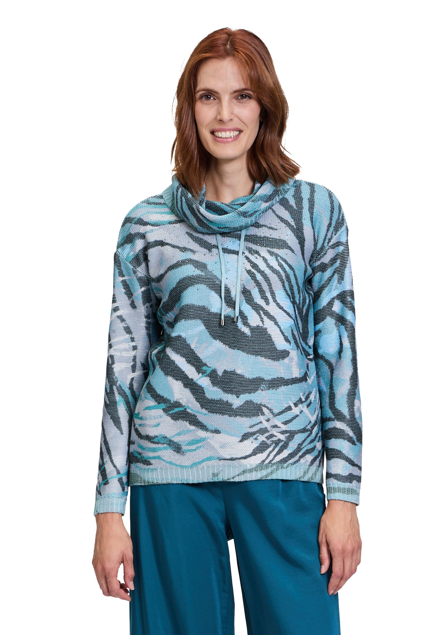 Betty Barclay Strickpullover "Damen mit Print" 1 Stk. Druck