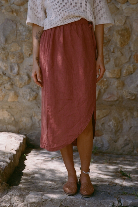 Nénés Damen vegan Rock Susan Terracotta