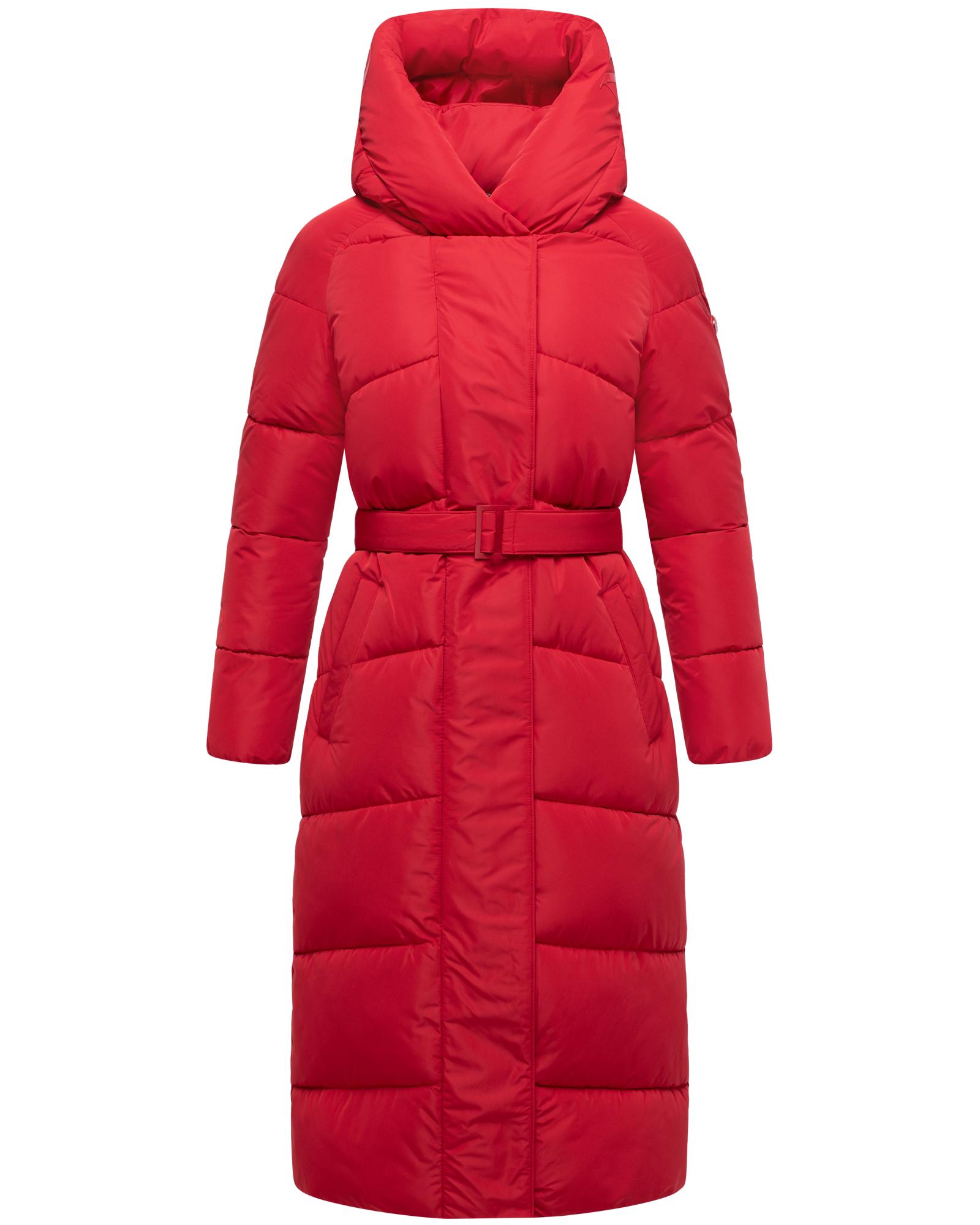 Navahoo Steppmantel "Eisblick 14" Gesteppter Damen Mantel mit Taillengürtel