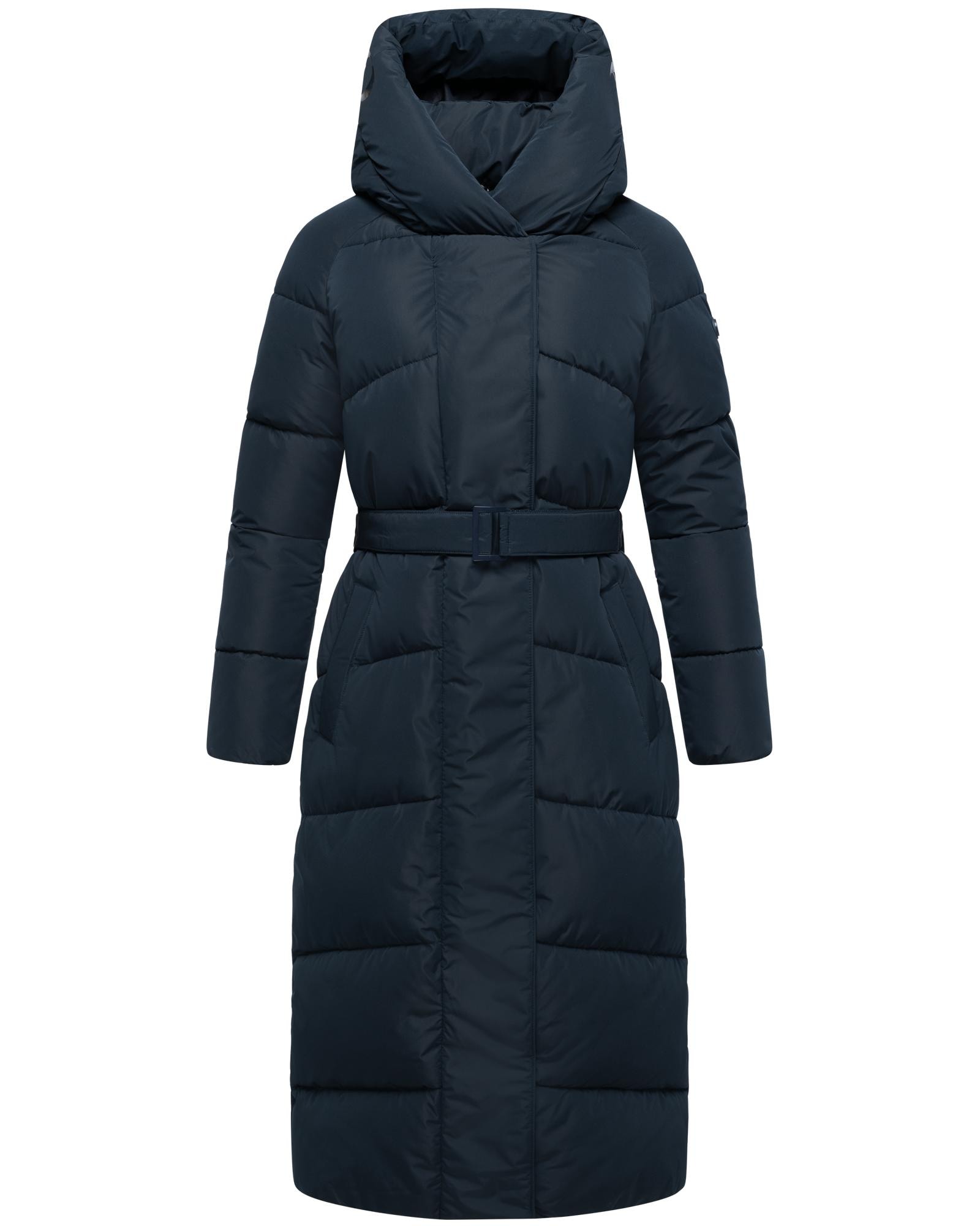 Navahoo Steppmantel "Eisblick 14" Gesteppter Damen Mantel mit Taillengürtel