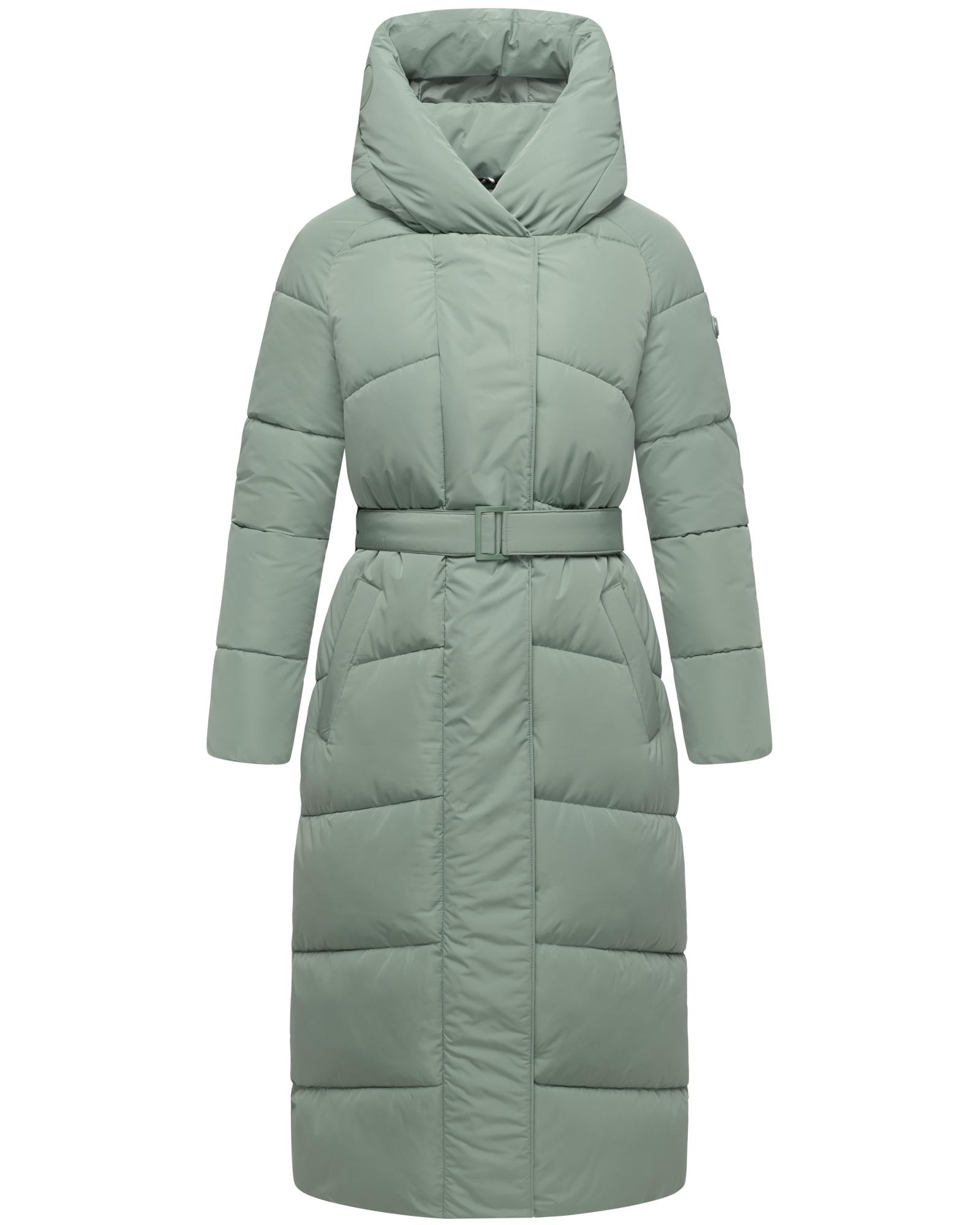 Navahoo Steppmantel "Eisblick 14" Gesteppter Damen Mantel mit Taillengürtel