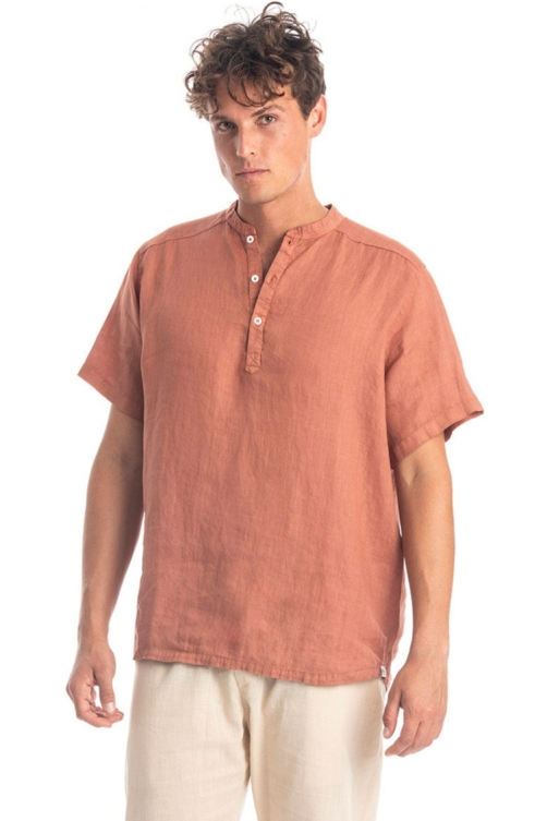 RAVENS VIEW IBIZA Herren vegan Hemd Brad Bronze