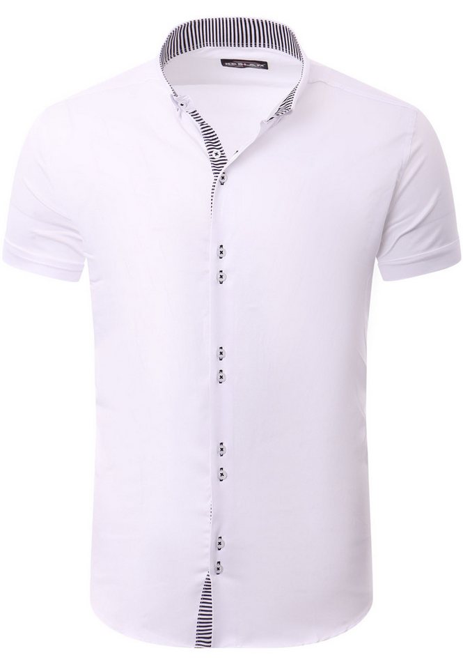 Reslad Kurzarmhemd Reslad Hemd Herren Kurzarm RS-7035 (Kurzarmhemd) Freizeithemd Business Hemden Sommerhemd Bügelleicht