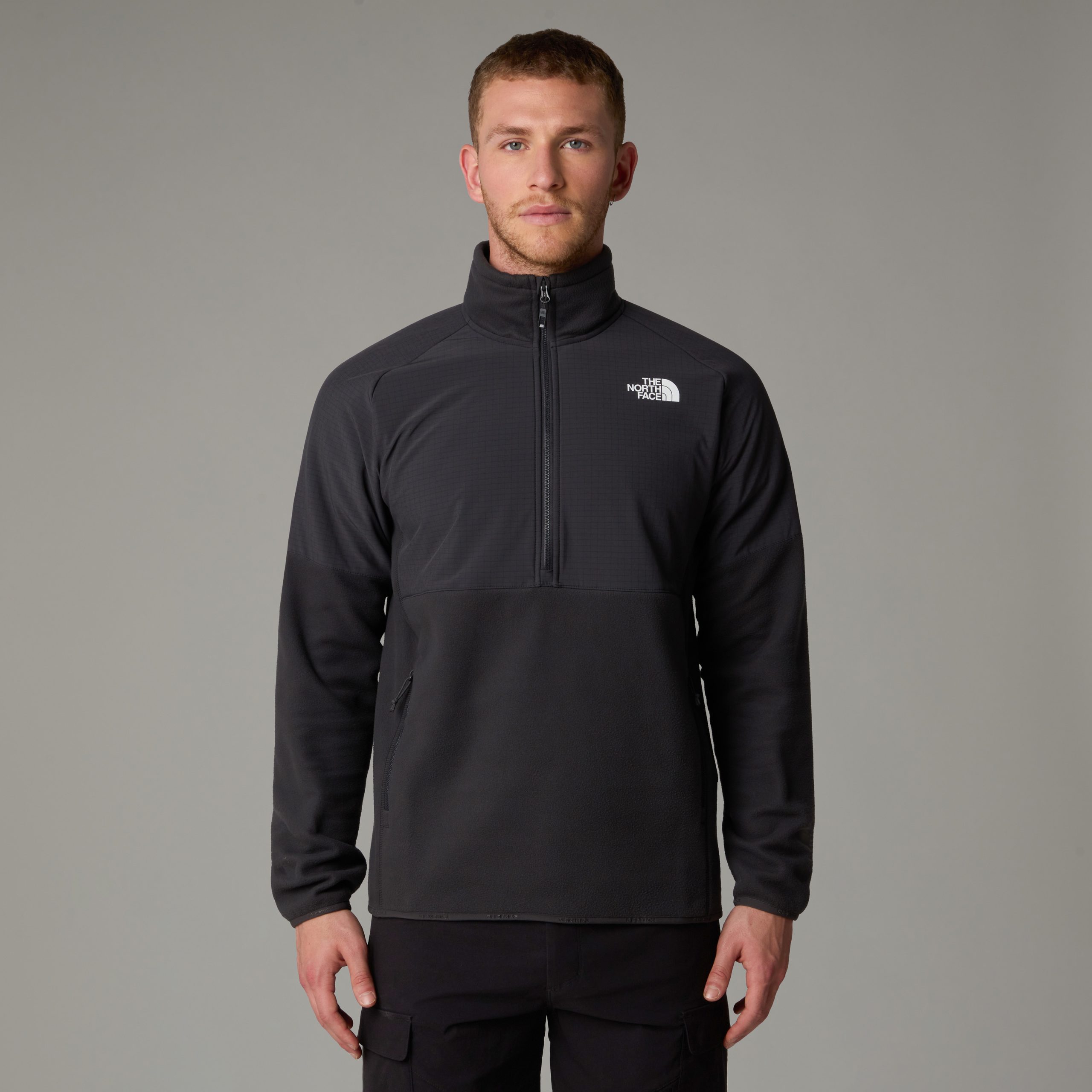 The North Face Fleecepullover "M GLACIER HEAVYWEIGHT 1/2 ZIP", 1 Stk. sportlicher Stil, hochrschließender Kragen mit Reißverschluss