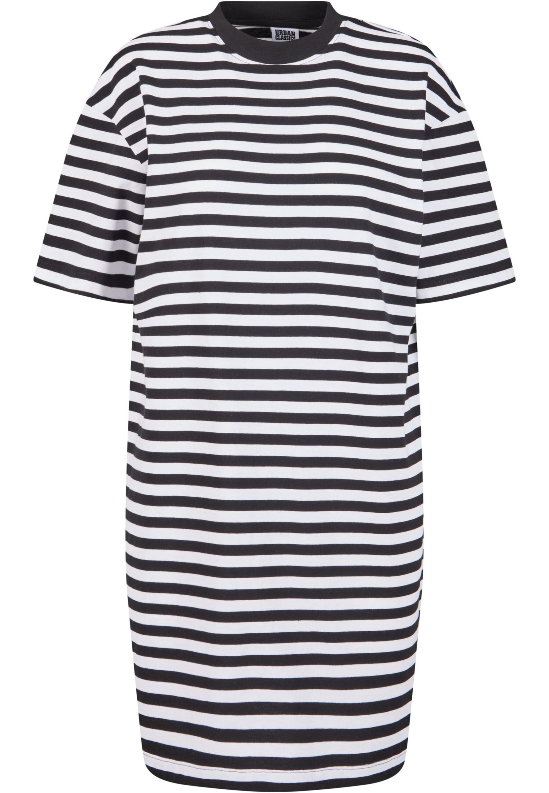 URBAN CLASSICS Shirtkleid "Urban Classics Damen Ladies Oversized Striped Tee Dress" 1 Stk. tlg.