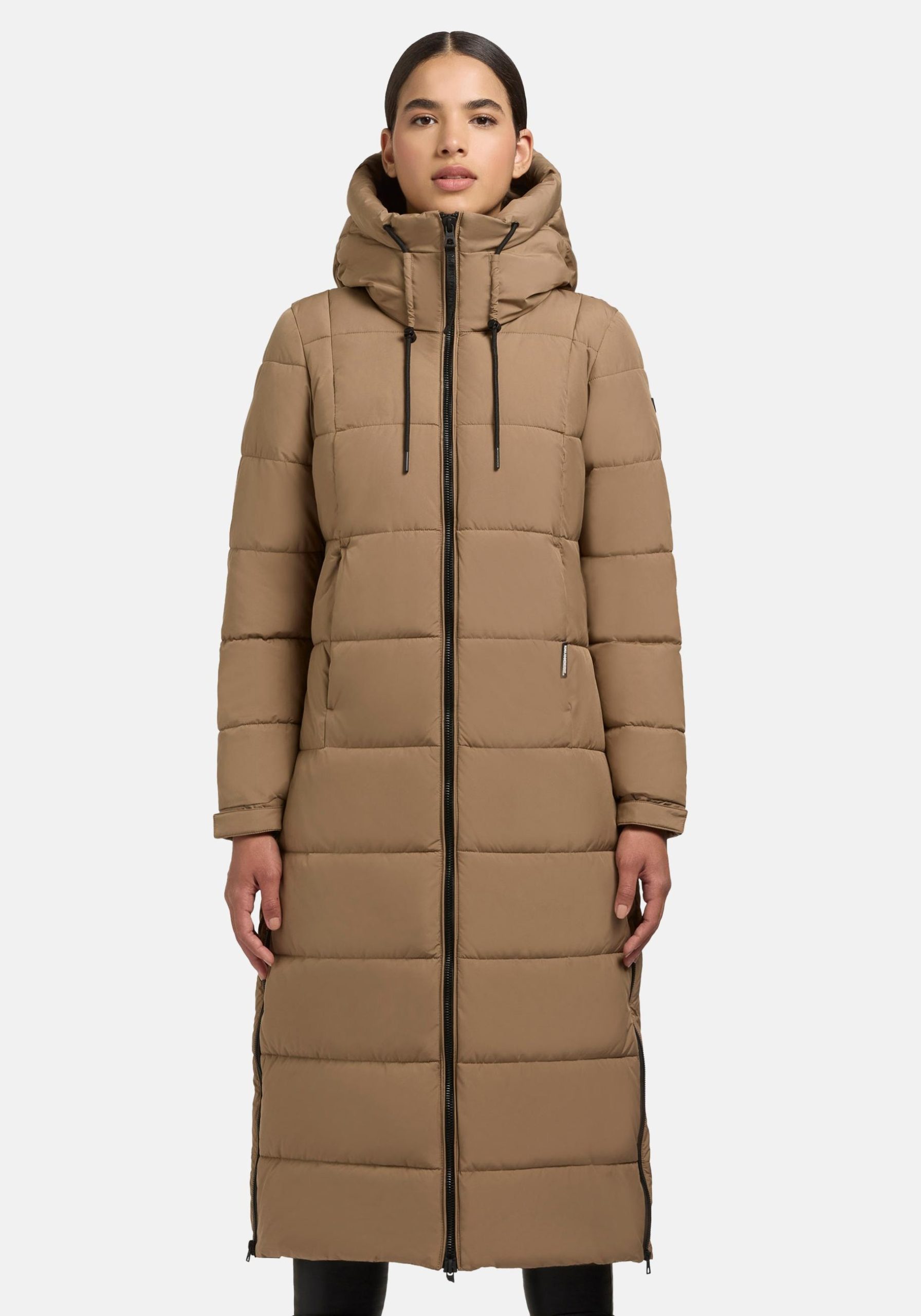 khujo Steppmantel "Deria3-YM" Extralanger gesteppter Damen Mantel